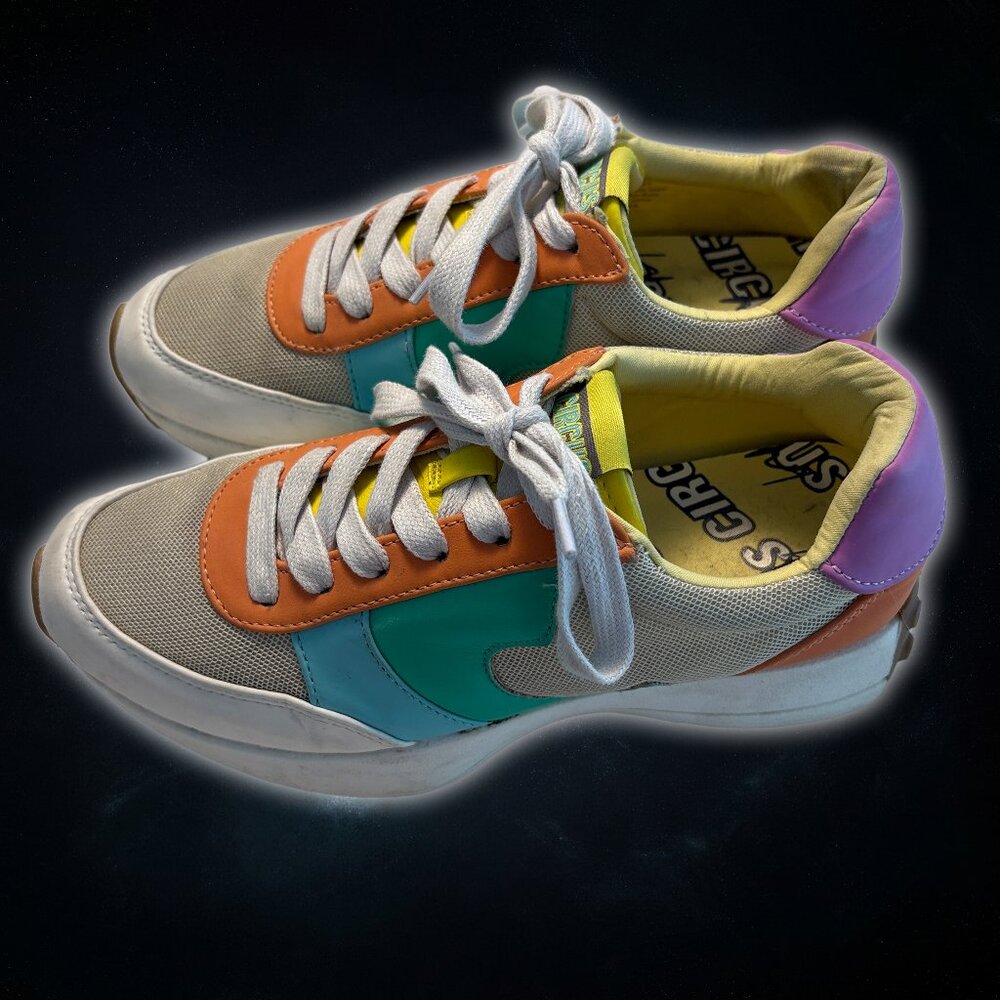 Circus NY Colorblock Leather/Rubber Fashion Walking Women's Shoes Size 7.5M